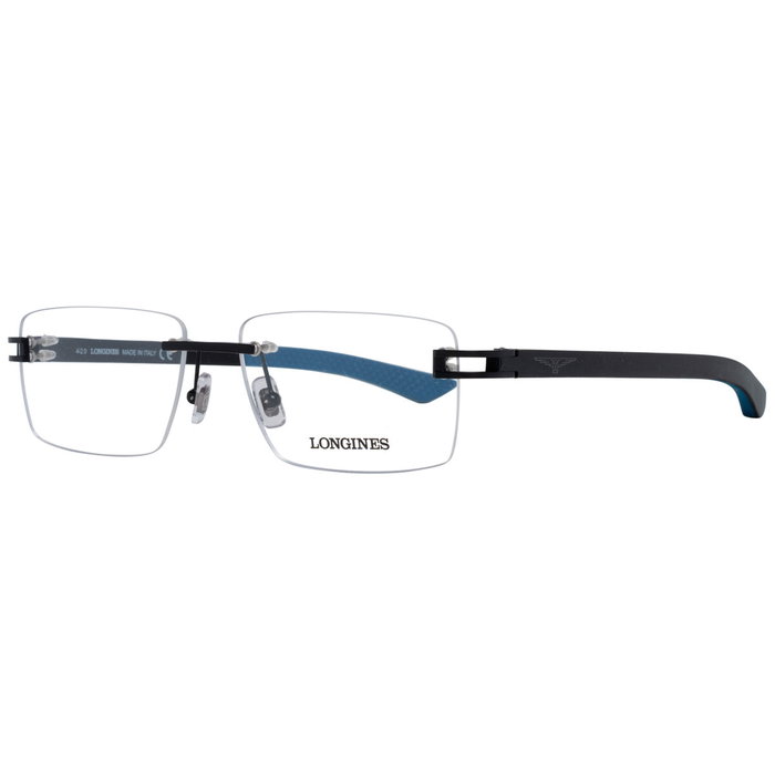 Monture de Lunettes Homme Longines LG5006-H-55002 Noir Ø 55 mm