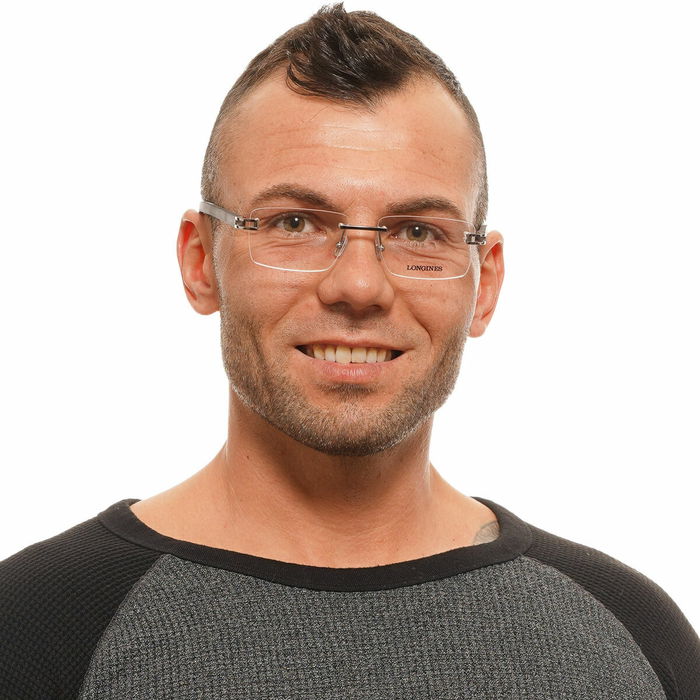 Monture de Lunettes Homme Longines LG5006H55014 Gris Ø 55 mm