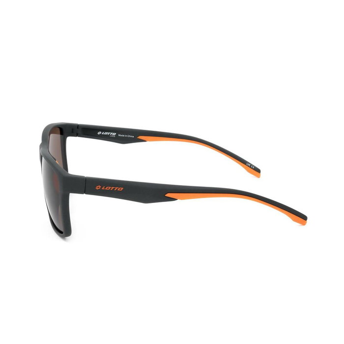 Lotto LS1007 Lunettes de soleil Unisexe Noir et Orange