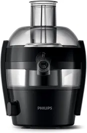 Philips HR1832/00 Centrifugeuse 500 W 1.5 L Noir - Extraction Haute Vitesse, Design Compact et Nettoyage Rapide en 1 Min