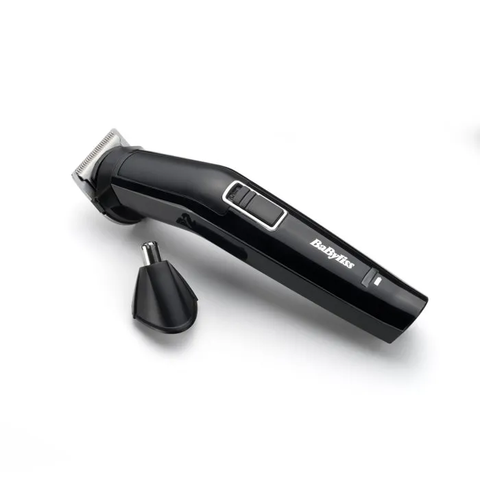 Babyliss MT725E Tondeuse de Précision Multifonction Homme avec 2 Accessoires et 3 Guides de Coupe (1, 5, 6 mm) - Autonomie 60 Min