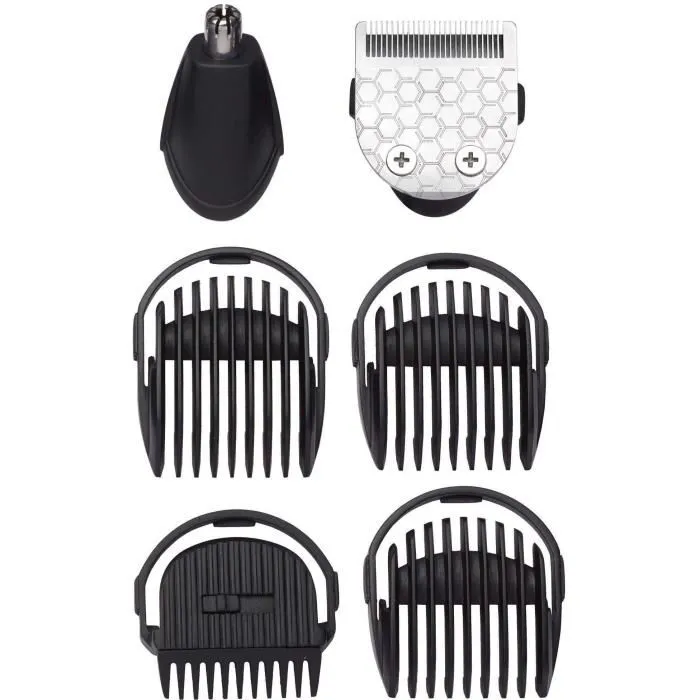 Babyliss MT725E Tondeuse de Précision Multifonction Homme avec 2 Accessoires et 3 Guides de Coupe (1, 5, 6 mm) - Autonomie 60 Min Babyliss MT725E Tondeuse de Précision Multifonction Homme avec 2 Accessoires et 3 Guides de Coupe (1, 5, 6 mm) - Autonomie 60 Min