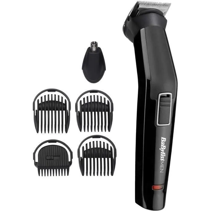 Babyliss MT725E Tondeuse de Précision Multifonction Homme avec 2 Accessoires et 3 Guides de Coupe (1, 5, 6 mm) - Autonomie 60 Min Babyliss MT725E Tondeuse de Précision Multifonction Homme avec 2 Accessoires et 3 Guides de Coupe (1, 5, 6 mm) - Autonomie 60 Min