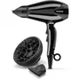 Babyliss 6715DE - Sèche-cheveux professionnel compact 2200W, moteur AC, en céramique, avec diffuseur et concentrateurs, fabriqué en Italie