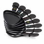 Raclette Princess 8 Oval Stone Grill Party Noir Gris