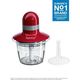 Bosch MMR08R2 Hachoir Rouge/Gris 400W 0,8L
