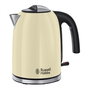 Russell Hobbs 20415-70 Bouilloire électrique Colours Plus+ 1.7 L crème avec fonction ébullition rapide (1 tasse en 50 s) et bec verseur anti-gouttes