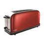 Russell Hobbs 21391-56 Toasteur à fentes longues rouge passion, avec réglage de brunissage, fonction pain congelé et tiroir à miettes