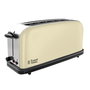Russell Hobbs 21395-56 Tostador à fentes longues Classic Cream - Toasteur à réglage de cuisson, fonction pain surgelé et tiroir à miettes extractible