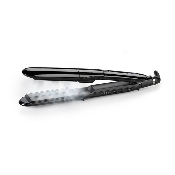 BaByliss ST492E Lisseur vapeur Steam Straight avec plaques XL en céramique et réservoir intégré 12ml - 5 températures 150-230°C