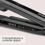BaByliss ST492E Lisseur vapeur Steam Straight avec plaques XL en céramique et réservoir intégré 12ml - 5 températures 150-230°C