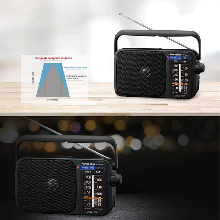 Panasonic RF-2400DEG-K Noir