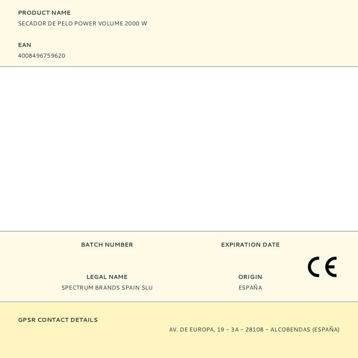 Remington Power Volume D3015 - Sèche-cheveux ionique 2000 W avec céramique, 3 températures, 2 vitesses, concentrateur et diffuseur, blanc/noir