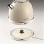 Ariete 2877/03 Bouilloire électrique Vintage 1,7L beige - Filtre anti-calcaire amovible, arrêt automatique, bec verseur, asa ergonomique