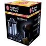 Russell Hobbs Presse-agrumes électrique 22760-56 avec 2 cônes interchangeables pour jus de fruit frais rapide - Design inox brossé