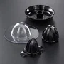 Russell Hobbs Presse-agrumes électrique 22760-56 avec 2 cônes interchangeables pour jus de fruit frais rapide - Design inox brossé