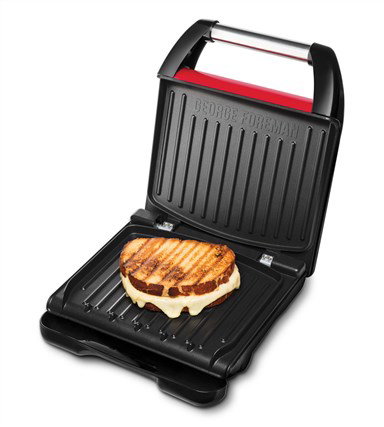 Russell Hobbs 25040-56 Grill électrique George Foreman Family, 5 portions, plaques antiadhésives, élimination de graisse, inclinaison, rouge Russell Hobbs 25040-56 Grill électrique George Foreman Family, 5 portions, plaques antiadhésives, élimination de graisse, inclinaison, rouge