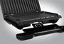 Russell Hobbs 25040-56 Grill électrique George Foreman Family, 5 portions, plaques antiadhésives, élimination de graisse, inclinaison, rouge