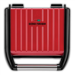 Russell Hobbs 25040-56 Grill électrique George Foreman Family, 5 portions, plaques antiadhésives, élimination de graisse, inclinaison, rouge Russell Hobbs 25040-56 Grill électrique George Foreman Family, 5 portions, plaques antiadhésives, élimination de graisse, inclinaison, rouge