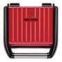 Russell Hobbs 25040-56 Grill électrique George Foreman Family, 5 portions, plaques antiadhésives, élimination de graisse, inclinaison, rouge