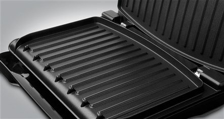 Russell Hobbs 25040-56 Grill électrique George Foreman Family, 5 portions, plaques antiadhésives, élimination de graisse, inclinaison, rouge Russell Hobbs 25040-56 Grill électrique George Foreman Family, 5 portions, plaques antiadhésives, élimination de graisse, inclinaison, rouge