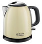 Russell Hobbs 24994-70 - Bouilloire électrique mini 1 litre - Design Coloris Plus+ - Couleur crème - Économe en énergie