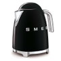 Smeg KLF03BLEU Bouilloire noire 1,7 L 2400 W inox sans fil avec filtre anticalcaire