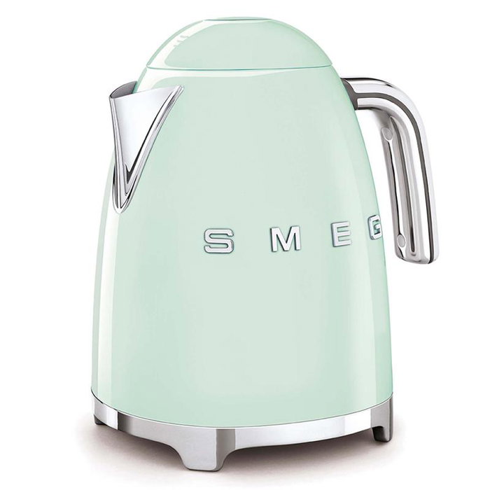 Smeg Bouilloire électrique KLF03PGEU vert pastel, 1,7 L, rétroéclairage LED, arrêt automatique
