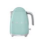Smeg Bouilloire électrique KLF03PGEU vert pastel, 1,7 L, rétroéclairage LED, arrêt automatique