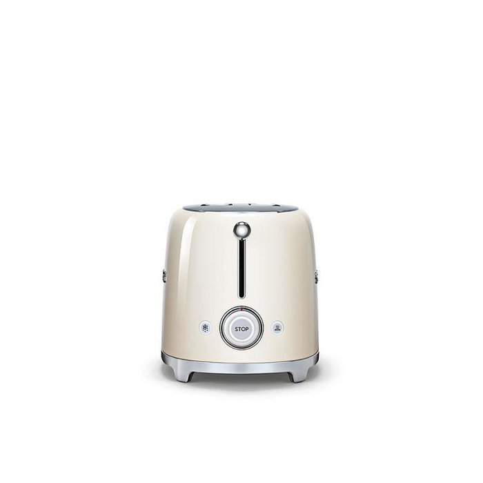 Smeg TSF01CREU Grille-pain 2 tranches Crème Inox 950W 6 niveaux de brunissage Smeg TSF01CREU Grille-pain 2 tranches Crème Inox 950W 6 niveaux de brunissage