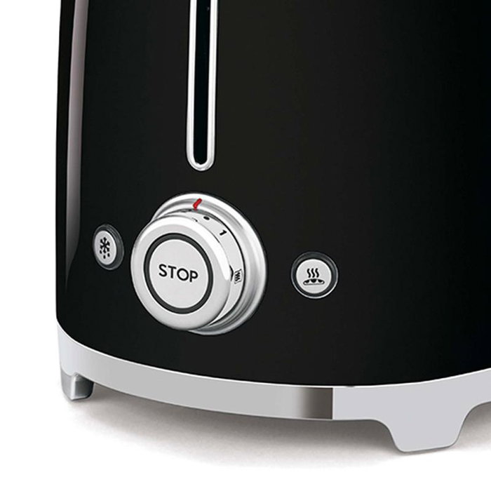 SMEG Toaster 2 tranches modèle TSF02BLEU - Noir