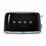 SMEG TSF02BLEU Toaster 4 Tranches Noir
