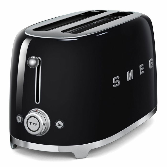 SMEG TSF02BLEU Toaster 4 Tranches Noir