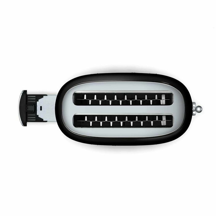 SMEG TSF02BLEU Toaster 4 Tranches Noir