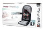 Beurer MG-206 Housse de siège de massage Shiatsu vibrante avec fonction chaleur, 2 intensités et 3 zones, couleur noir