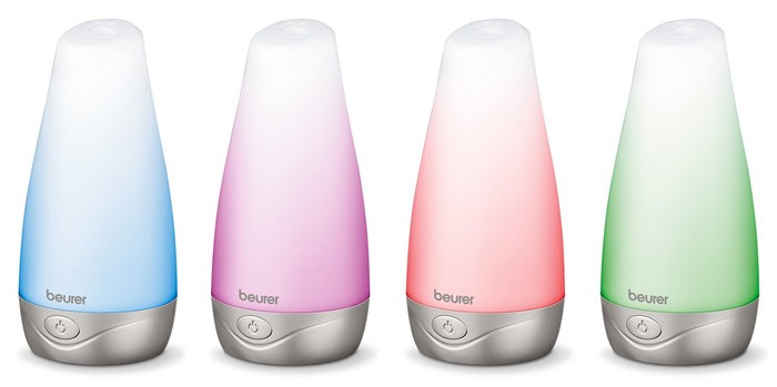 Beurer LA-30 Diffuseur d'arômes avec LED et ultrasons pour aromathérapie et chromothérapie, pour pièce jusqu'à 15 m² Beurer LA-30 Diffuseur d'arômes avec LED et ultrasons pour aromathérapie et chromothérapie, pour pièce jusqu'à 15 m²