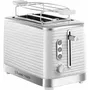 Russell Hobbs 24370-56 Inspire XL Grille-pain Blanc - Contrôle du dorage, Décongélation, Réchauffage, Chauffage - Puissance 1050W, Fentes larges