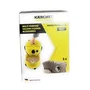 Karcher Paquet de 5 sachets filtres papier double épaisseur haute résistance pour modèles WD2200 / A2003 / 2004 / 2054Me