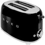Smeg TSF01BLEU Grille-pain Noir