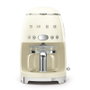 Smeg Machine à café DCF02CREU Crème - Cafetière filtre Smeg
