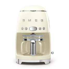 Smeg Machine à café DCF02CREU Crème - Cafetière filtre Smeg