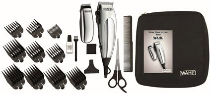 Wahl Home Pro Deluxe - Tondeuse à cheveux avec mini-rasoir et levier ajustable - Lame en métal haute teneur en carbone et 8 guides de coupe de 3 à 25 mm Wahl Home Pro Deluxe - Tondeuse à cheveux avec mini-rasoir et levier ajustable - Lame en métal haute teneur en carbone et 8 guides de coupe de 3 à 25 mm