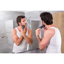 Wahl Tondeuse Cheveux et Barbe Rechargeable 3.5 W avec 10 Sabots (1.5 a 25 mm) - Autonomie 40 min - Noir - Accessoires Complets