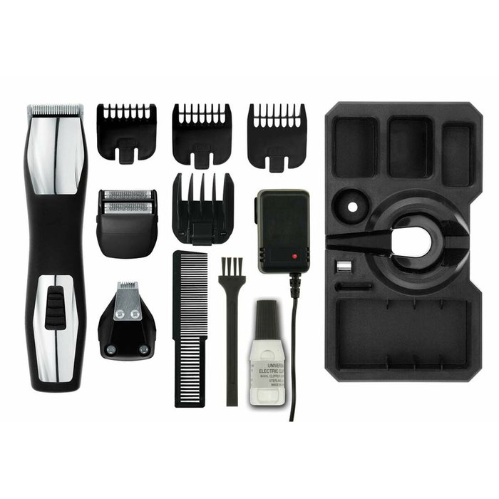 Wahl Groomsman Pro - Tondeuse à barbe et corps multifonctions - Noir / Argent
