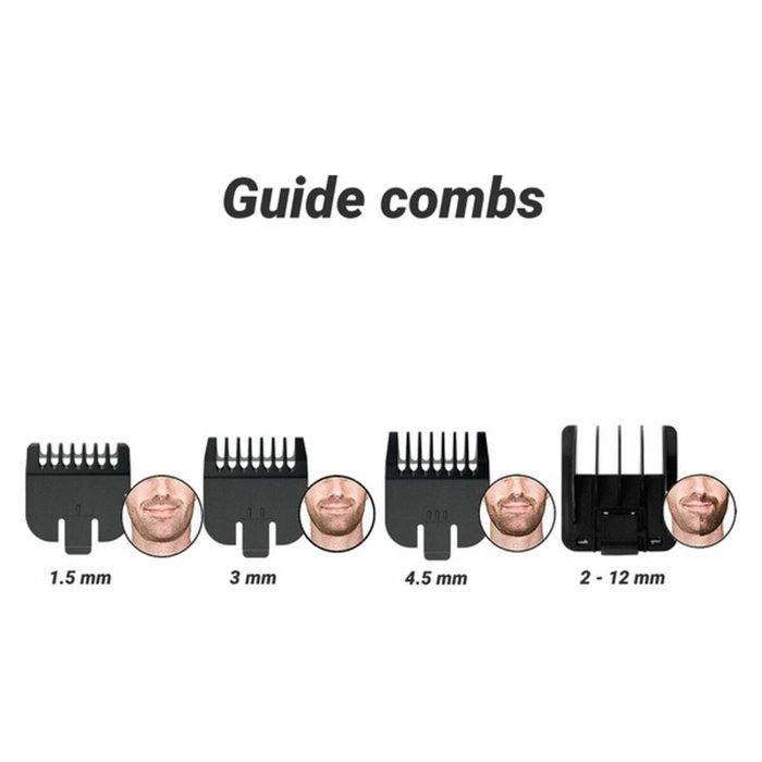 Wahl Groomsman Pro - Tondeuse à barbe et corps multifonctions - Noir / Argent