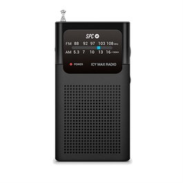 SPC 4588N Radio Icy Max FM/AM avec Entrée Aux 3.5mm et Antenne Télescopique