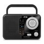 SPC 4590N Radio Valdi FM/AM avec entrée auxiliaire 3.5mm, antenne télescopique, fonctionne sur secteur ou piles (non incluses), 0.8W RMS