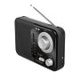 SPC 4590N Radio Valdi FM/AM avec entrée auxiliaire 3.5mm, antenne télescopique, fonctionne sur secteur ou piles (non incluses), 0.8W RMS