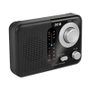 SPC 4590N Radio Valdi FM/AM avec entrée auxiliaire 3.5mm, antenne télescopique, fonctionne sur secteur ou piles (non incluses), 0.8W RMS