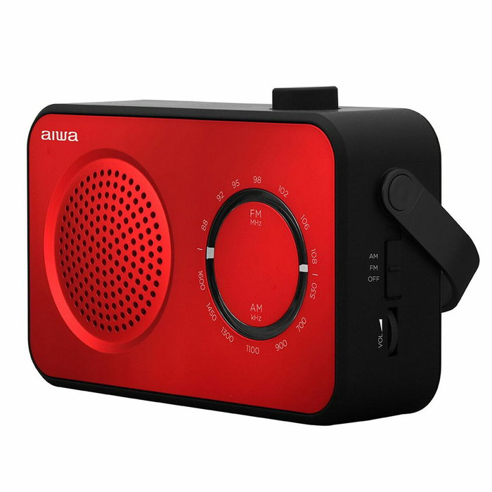 Aiwa Radio transistor R-190RD Rouge AM/FM Aiwa Radio transistor R-190RD Rouge AM/FM